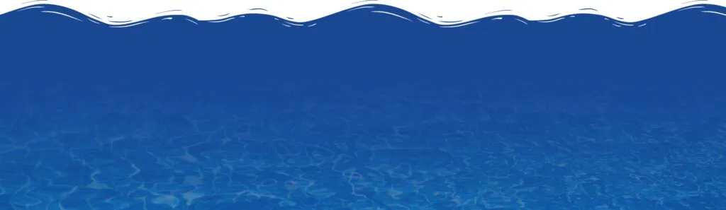 Blue water surface with gentle wave patterns, representing a serene aquatic environment.